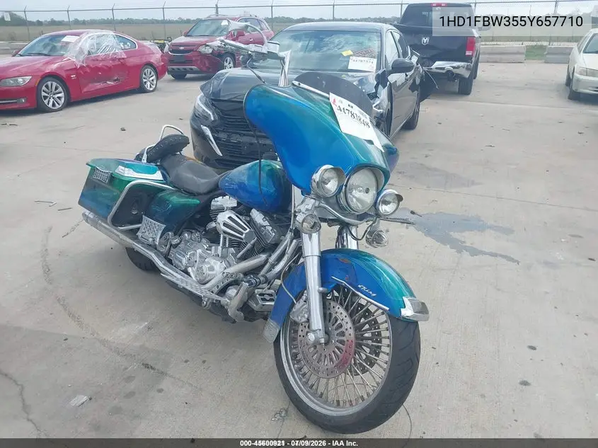 2005 Harley-Davidson Flhri VIN: 1HD1FBW355Y657710 Lot: 45600921