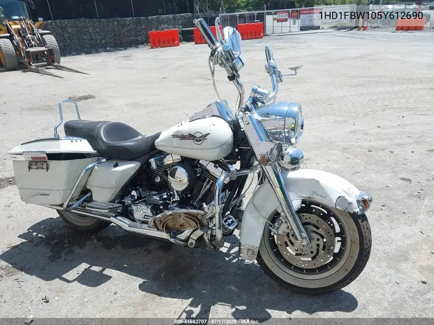 2005 Harley-Davidson Flhri VIN: 1HD1FBW105Y612690 Lot: 45662707