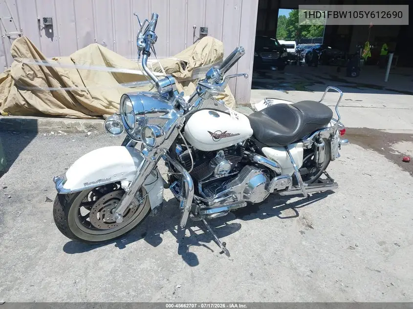 2005 Harley-Davidson Flhri VIN: 1HD1FBW105Y612690 Lot: 45662707