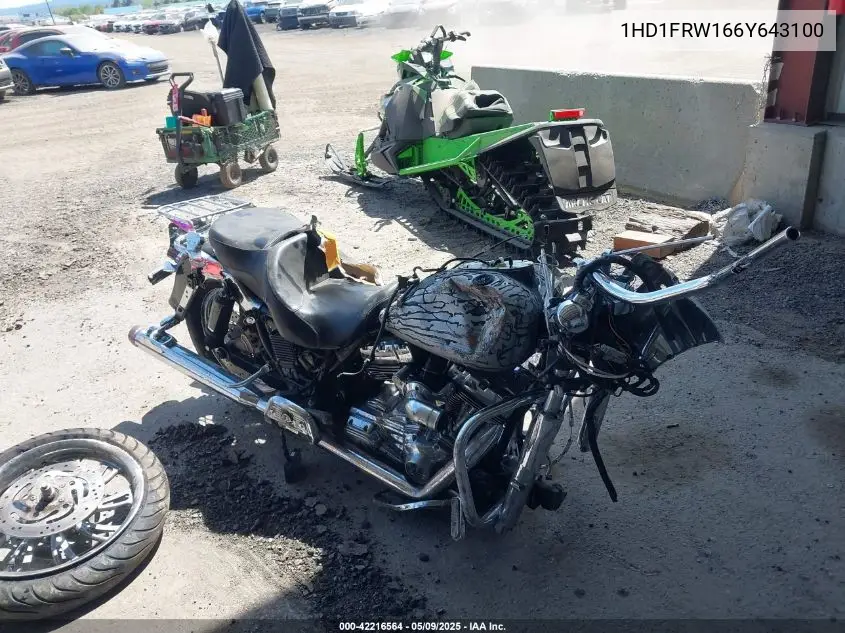2006 Harley-Davidson Flhrci VIN: 1HD1FRW166Y643100 Lot: 42216564
