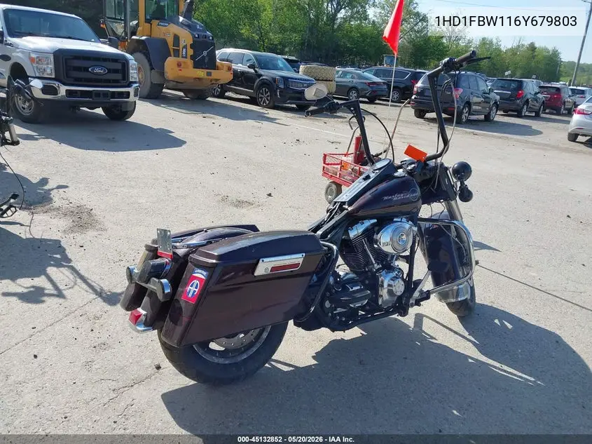 2006 Harley-Davidson Flhri VIN: 1HD1FBW116Y679803 Lot: 45132852