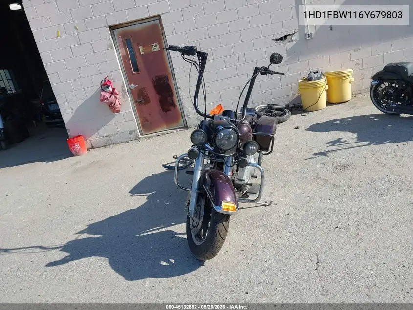 2006 Harley-Davidson Flhri VIN: 1HD1FBW116Y679803 Lot: 45132852