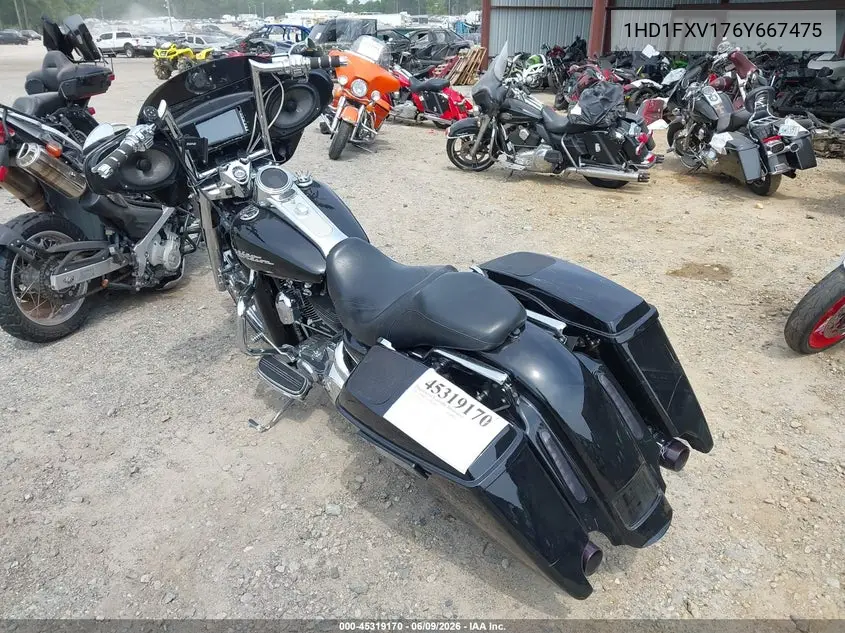 2006 Harley-Davidson Flhrs Road King VIN: 1HD1FXV176Y667475 Lot: 45319170