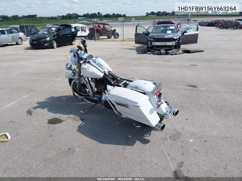 2006 Harley-Davidson Flhri VIN: 1HD1FBW156Y663264 Lot: 45447491