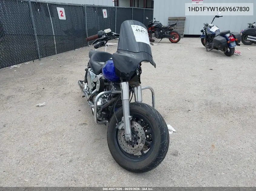 2006 Harley-Davidson Flhrsi VIN: 1HD1FYW166Y667830 Lot: 45477526