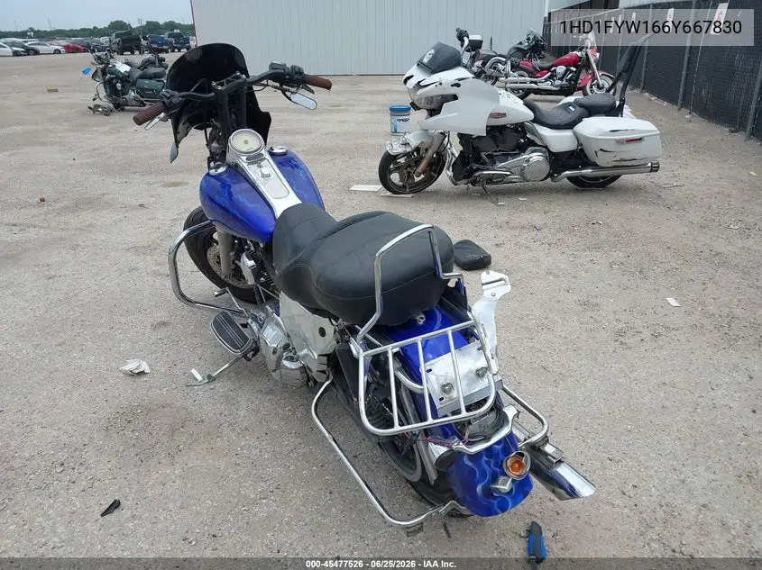 2006 Harley-Davidson Flhrsi VIN: 1HD1FYW166Y667830 Lot: 45477526