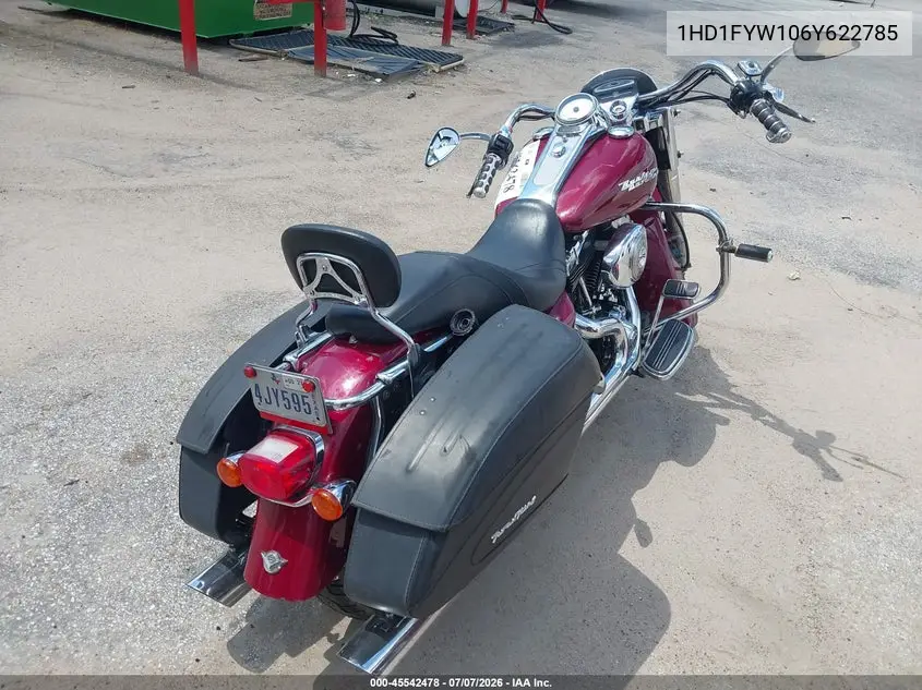 2006 Harley-Davidson Flhrsi VIN: 1HD1FYW106Y622785 Lot: 45542478