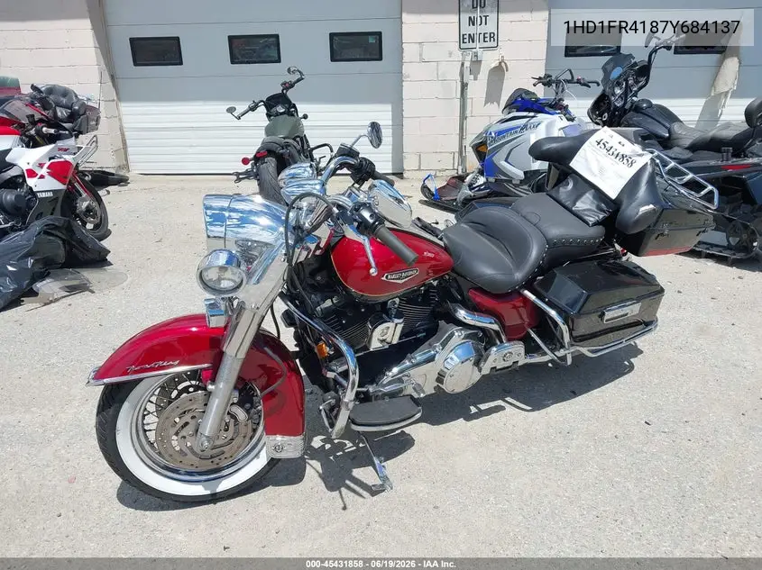 2007 Harley-Davidson Flhrci VIN: 1HD1FR4187Y684137 Lot: 45431858