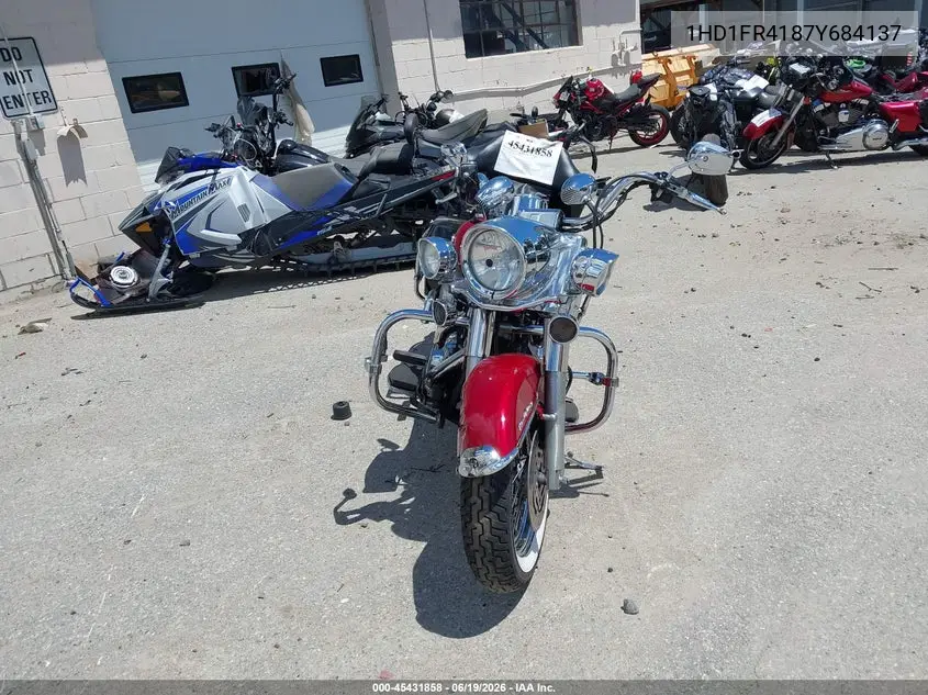 2007 Harley-Davidson Flhrci VIN: 1HD1FR4187Y684137 Lot: 45431858