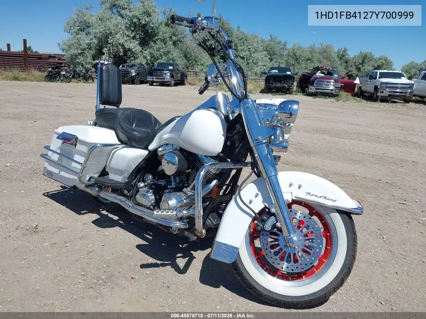 2007 Harley-Davidson Flhr VIN: 1HD1FB4127Y700999 Lot: 45578710