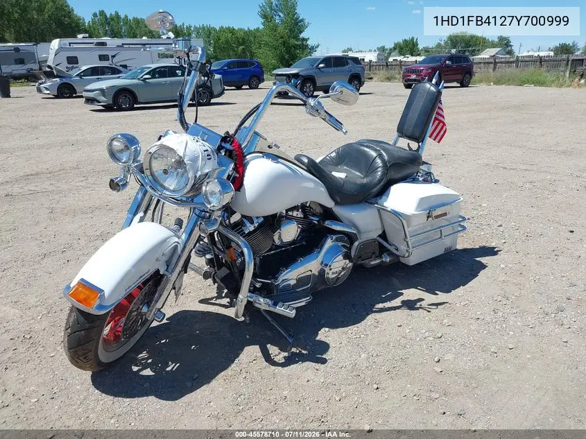 2007 Harley-Davidson Flhr VIN: 1HD1FB4127Y700999 Lot: 45578710