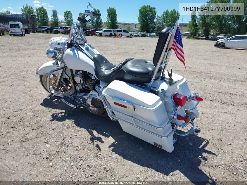2007 Harley-Davidson Flhr VIN: 1HD1FB4127Y700999 Lot: 45578710