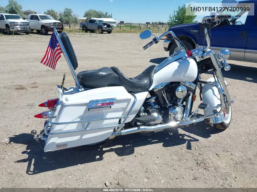 2007 Harley-Davidson Flhr VIN: 1HD1FB4127Y700999 Lot: 45578710