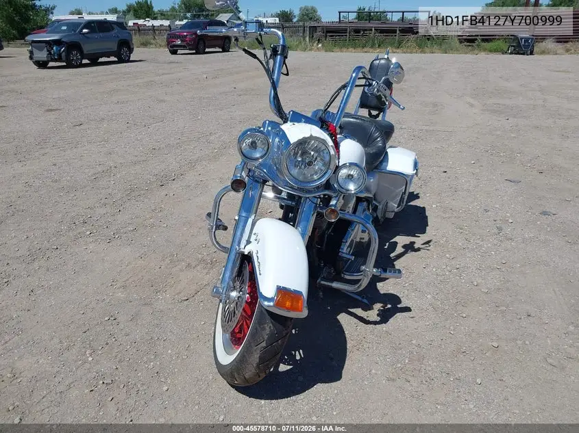 2007 Harley-Davidson Flhr VIN: 1HD1FB4127Y700999 Lot: 45578710