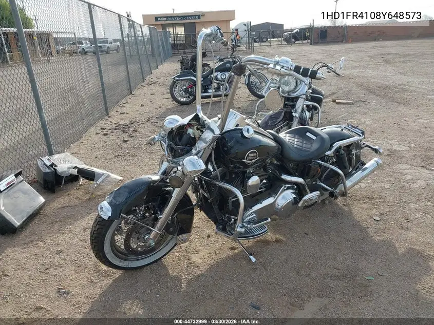 2008 Harley-Davidson Flhrc VIN: 1HD1FR4108Y648573 Lot: 44732999