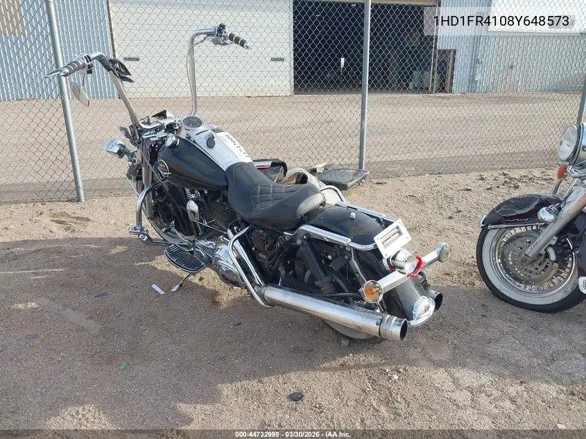 2008 Harley-Davidson Flhrc VIN: 1HD1FR4108Y648573 Lot: 44732999