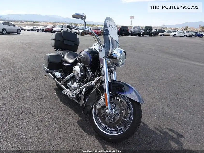 2008 Harley-Davidson Flhrse4 VIN: 1HD1PG8108Y950733 Lot: 45024346