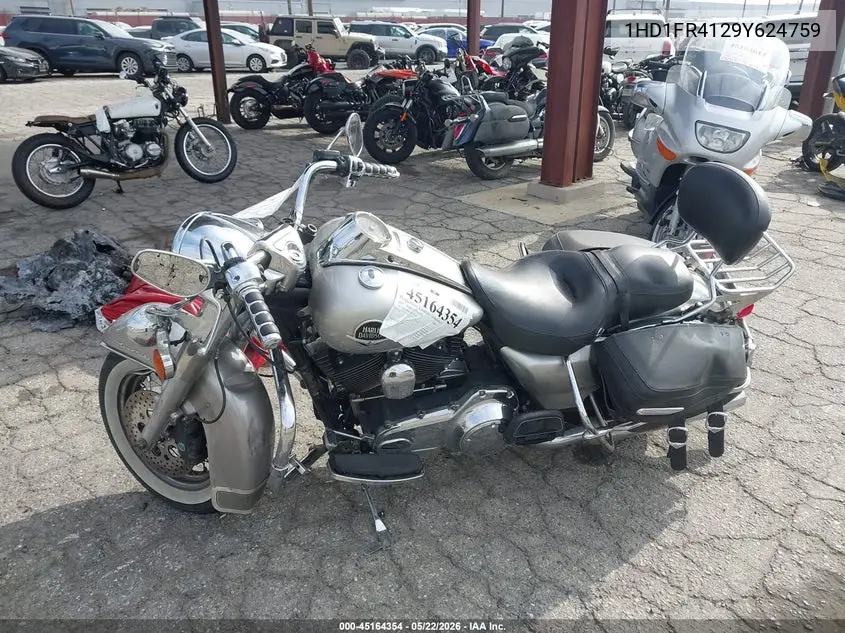 2009 Harley-Davidson Flhrc VIN: 1HD1FR4129Y624759 Lot: 45164354