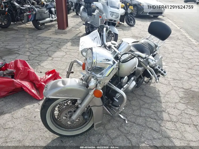 2009 Harley-Davidson Flhrc VIN: 1HD1FR4129Y624759 Lot: 45164354