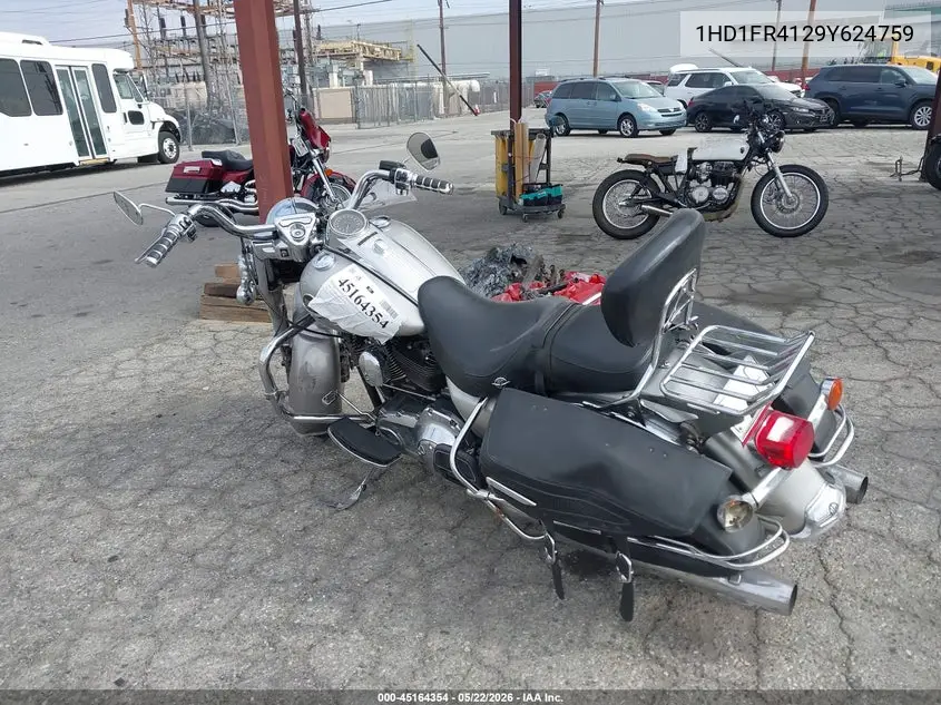 2009 Harley-Davidson Flhrc VIN: 1HD1FR4129Y624759 Lot: 45164354