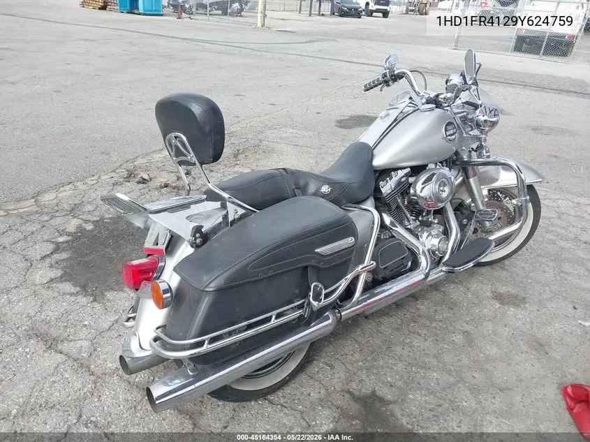2009 Harley-Davidson Flhrc VIN: 1HD1FR4129Y624759 Lot: 45164354