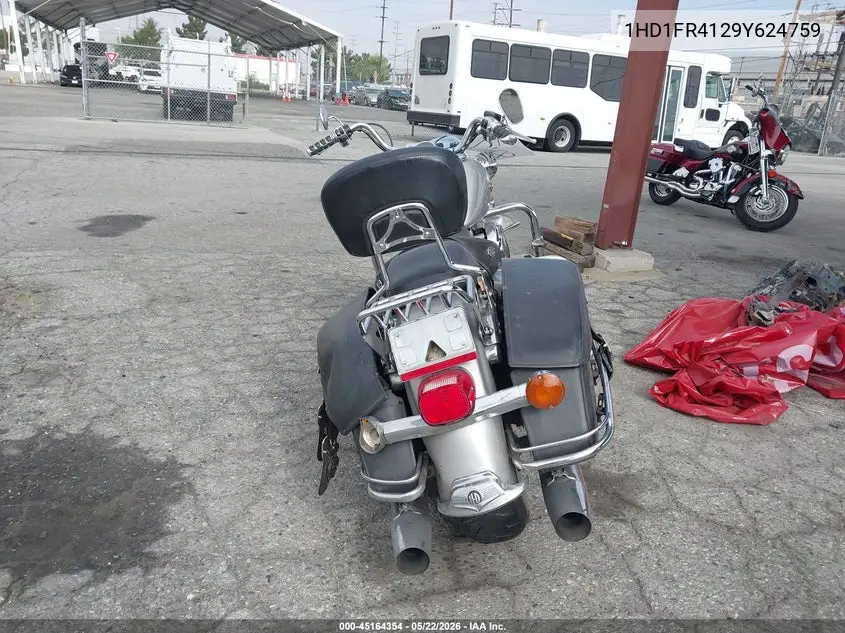 2009 Harley-Davidson Flhrc VIN: 1HD1FR4129Y624759 Lot: 45164354