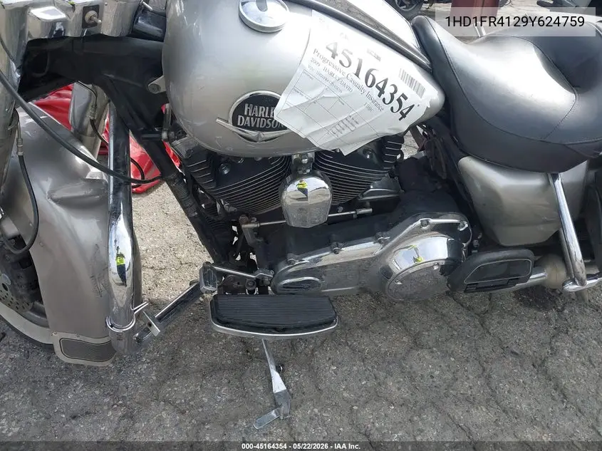2009 Harley-Davidson Flhrc VIN: 1HD1FR4129Y624759 Lot: 45164354