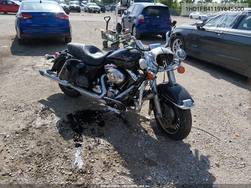 2009 Harley-Davidson Flhr VIN: 1HD1FB4119Y645500 Lot: 45320639