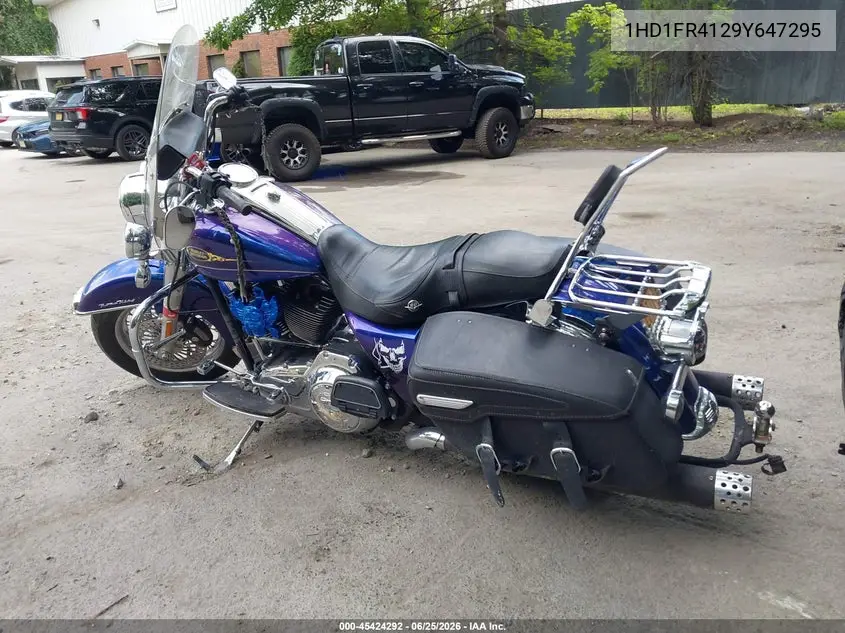 2009 Harley-Davidson Flhrc VIN: 1HD1FR4129Y647295 Lot: 45424292
