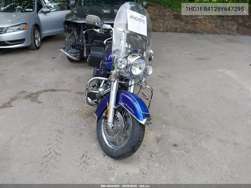 2009 Harley-Davidson Flhrc VIN: 1HD1FR4129Y647295 Lot: 45424292