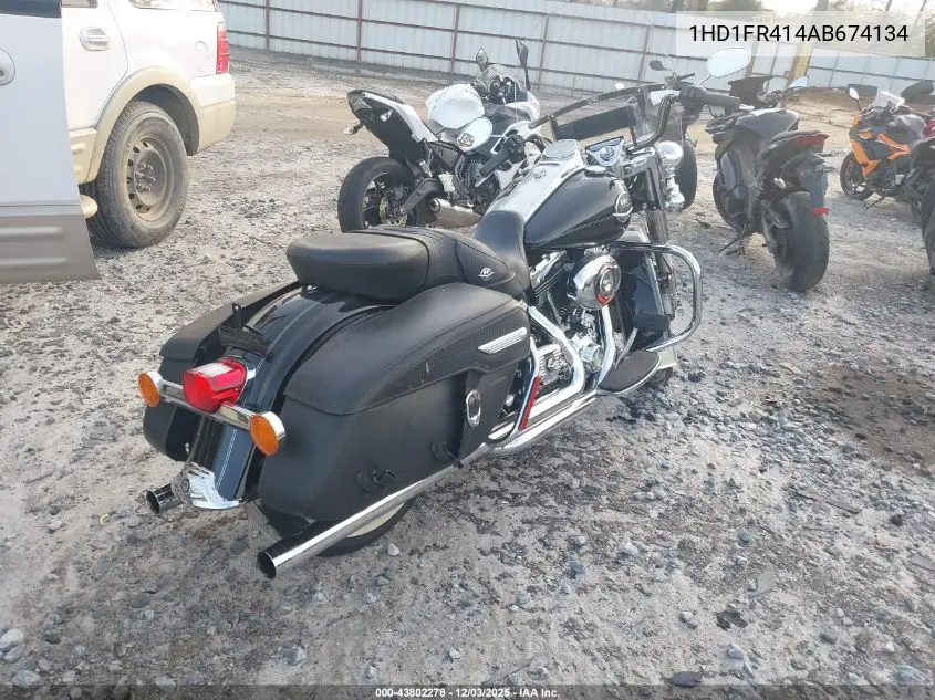 2010 Harley-Davidson Flhrc VIN: 1HD1FR414AB674134 Lot: 43802278