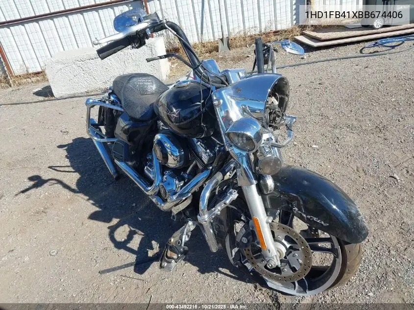2011 Harley-Davidson Flhr VIN: 1HD1FB41XBB674406 Lot: 43492218