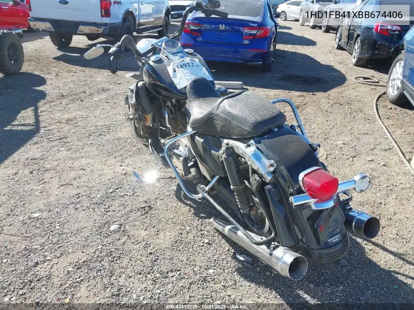 2011 Harley-Davidson Flhr VIN: 1HD1FB41XBB674406 Lot: 43492218
