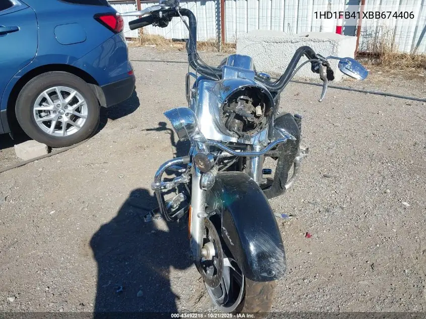 2011 Harley-Davidson Flhr VIN: 1HD1FB41XBB674406 Lot: 43492218