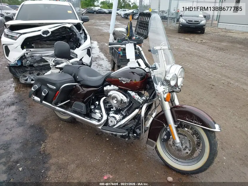 2011 Harley-Davidson Flhrc VIN: 1HD1FRM13BB677785 Lot: 45176408