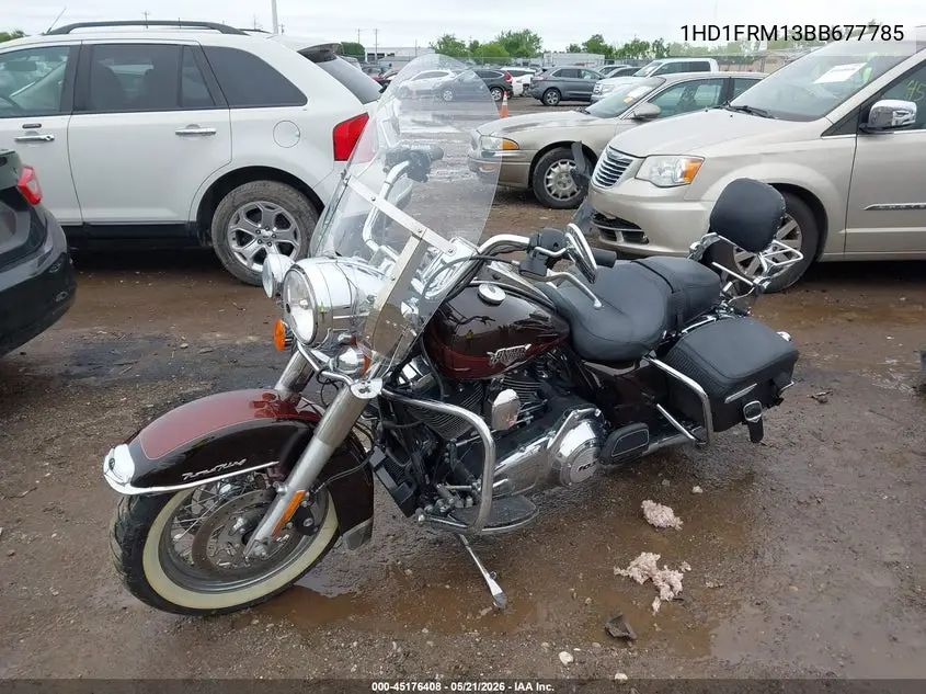 2011 Harley-Davidson Flhrc VIN: 1HD1FRM13BB677785 Lot: 45176408