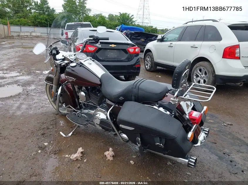2011 Harley-Davidson Flhrc VIN: 1HD1FRM13BB677785 Lot: 45176408