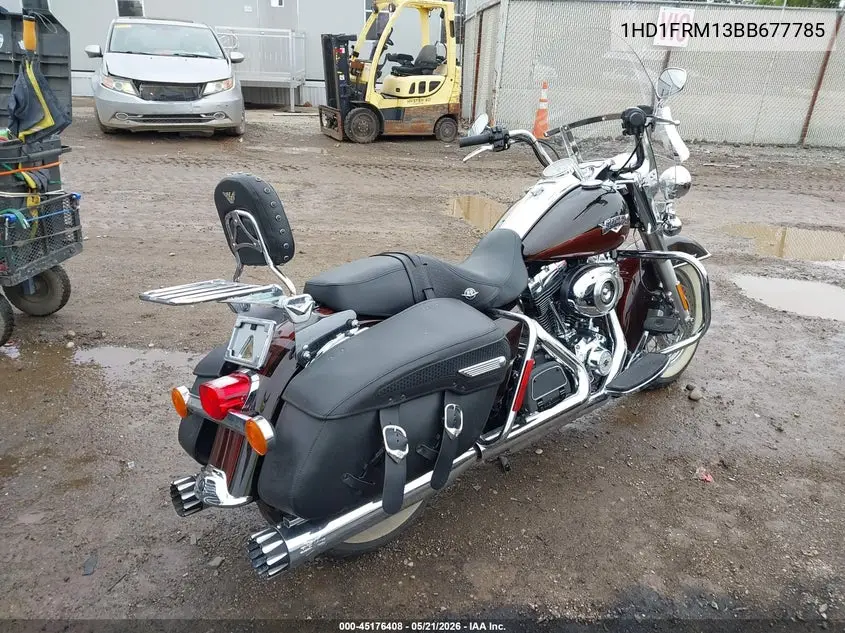 2011 Harley-Davidson Flhrc VIN: 1HD1FRM13BB677785 Lot: 45176408