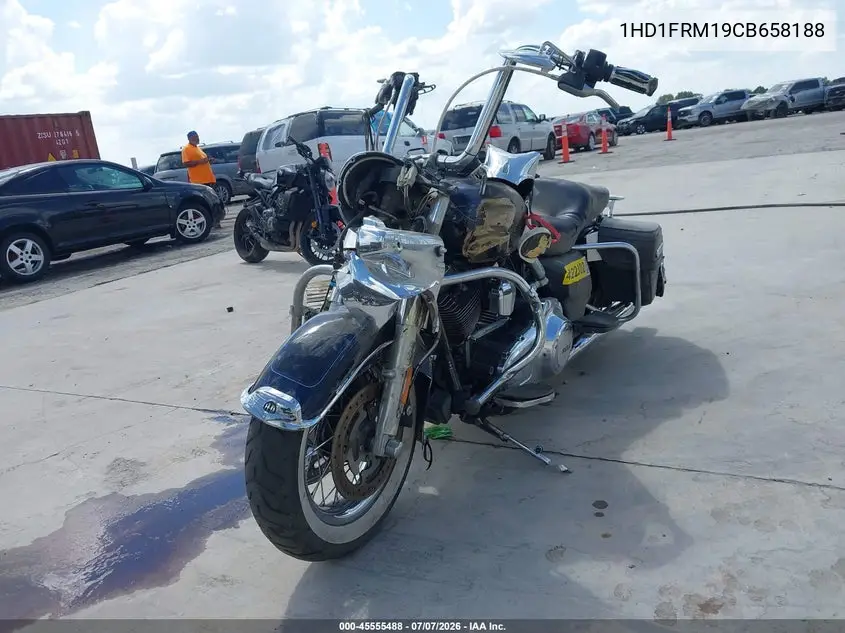 2012 Harley-Davidson Flhrc Road King Classic VIN: 1HD1FRM19CB658188 Lot: 45555488