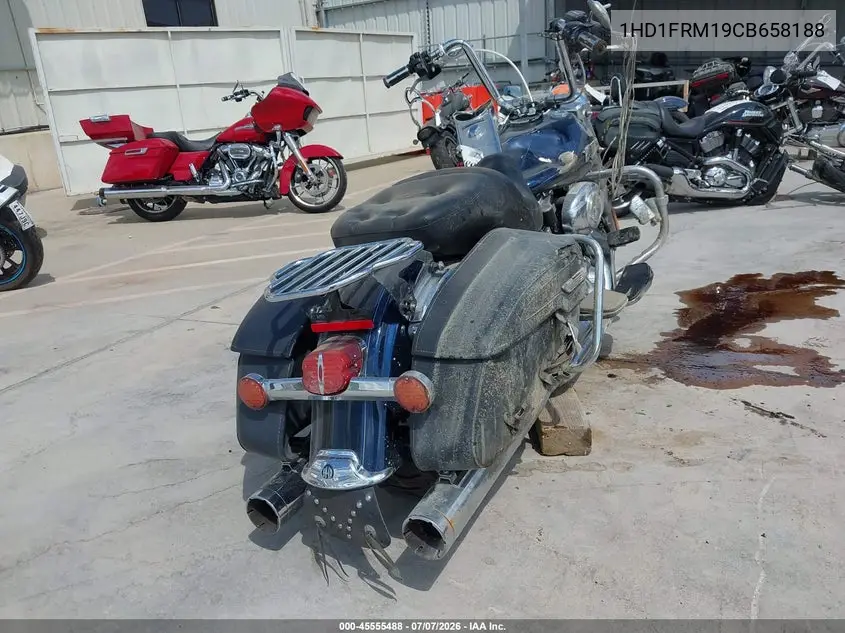 2012 Harley-Davidson Flhrc Road King Classic VIN: 1HD1FRM19CB658188 Lot: 45555488