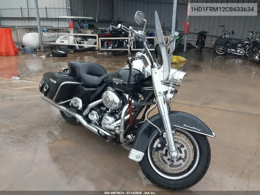 2012 Harley-Davidson Flhrc Road King Classic VIN: 1HD1FRM12CB633634 Lot: 45619474