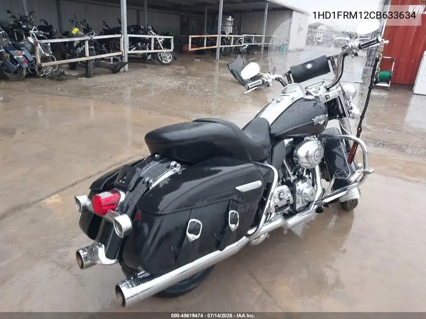 2012 Harley-Davidson Flhrc Road King Classic VIN: 1HD1FRM12CB633634 Lot: 45619474