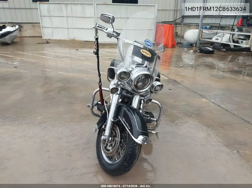 2012 Harley-Davidson Flhrc Road King Classic VIN: 1HD1FRM12CB633634 Lot: 45619474