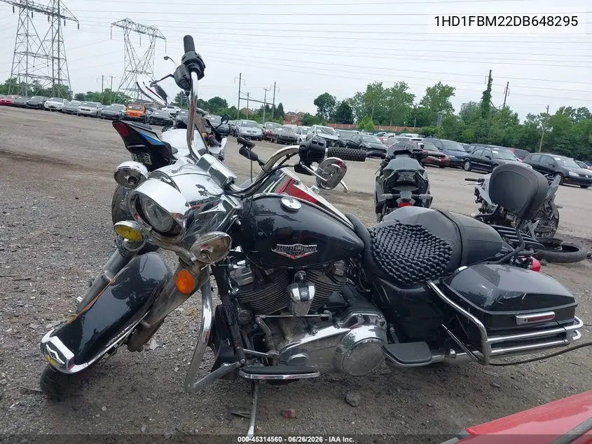 2013 Harley-Davidson Flhr Road King/Anniversary VIN: 1HD1FBM22DB648295 Lot: 45314560