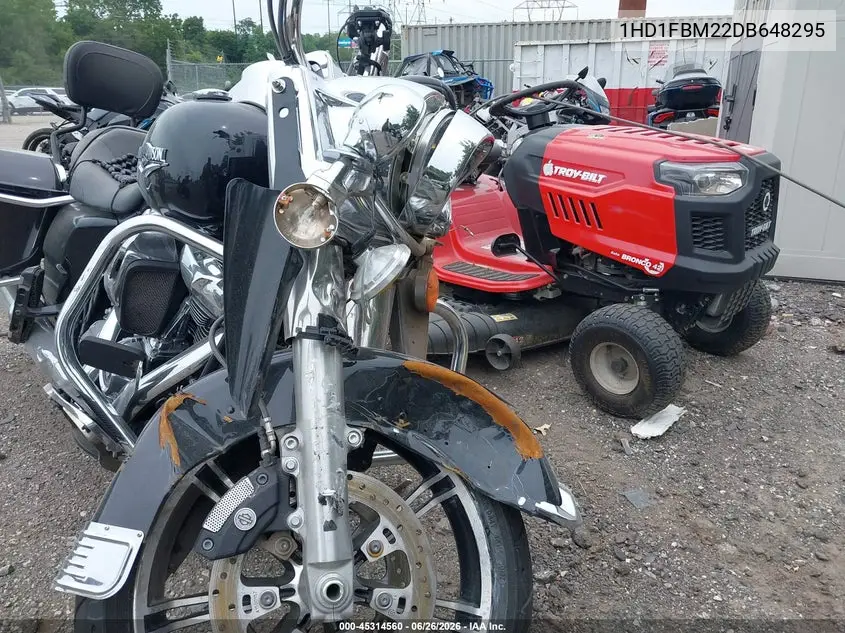 2013 Harley-Davidson Flhr Road King/Anniversary VIN: 1HD1FBM22DB648295 Lot: 45314560