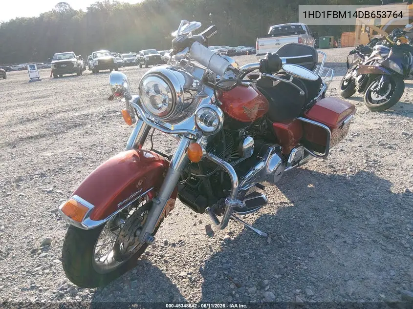 2013 Harley-Davidson Flhr Road King VIN: 1HD1FBM14DB653764 Lot: 45348642