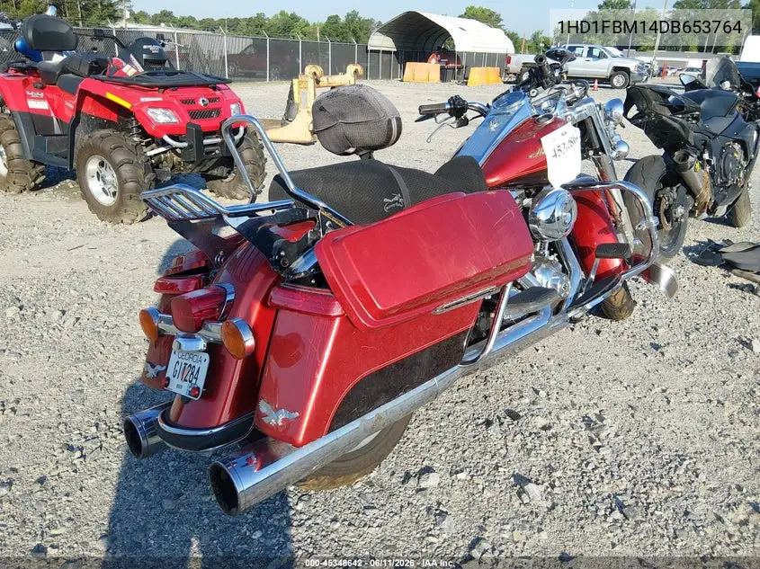 2013 Harley-Davidson Flhr Road King VIN: 1HD1FBM14DB653764 Lot: 45348642