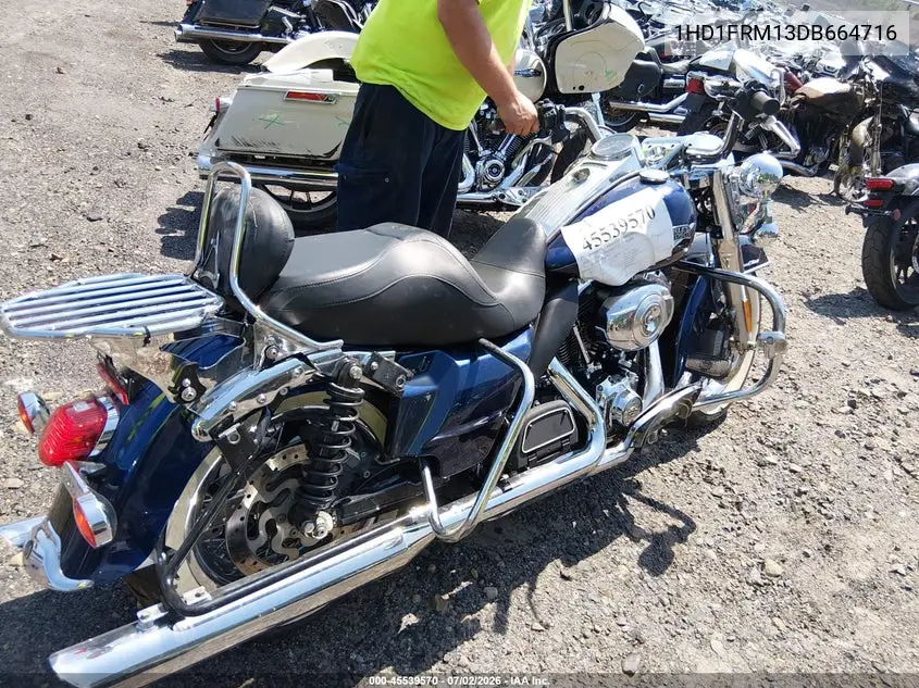 2013 Harley-Davidson Flhrc Road King Classic VIN: 1HD1FRM13DB664716 Lot: 45539570