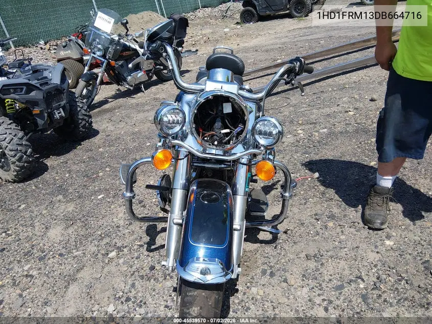 2013 Harley-Davidson Flhrc Road King Classic VIN: 1HD1FRM13DB664716 Lot: 45539570