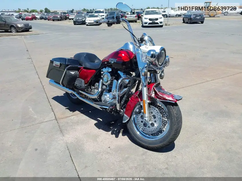 2013 Harley-Davidson Flhrc Road King Classic VIN: 1HD1FRM16DB639728 Lot: 45585467